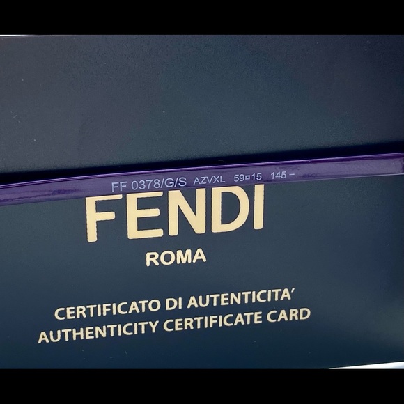Fendi Roma Purple Sunglasses - Picture 4 of 4